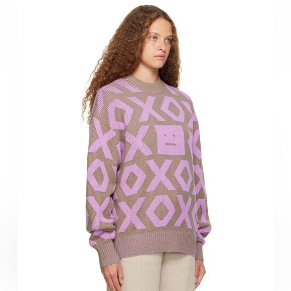 Acne Studios Sweaters - Acne Studio Pattern Knit Sweater, Small